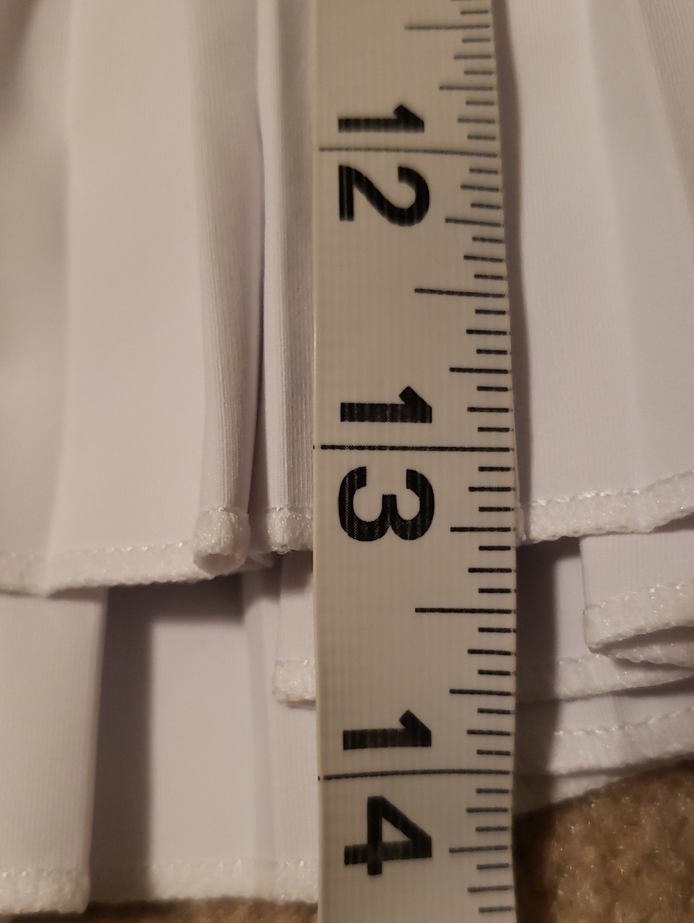 Gold Hinge Women's White Pleated Tennis Skort. - Picture 9 of 9